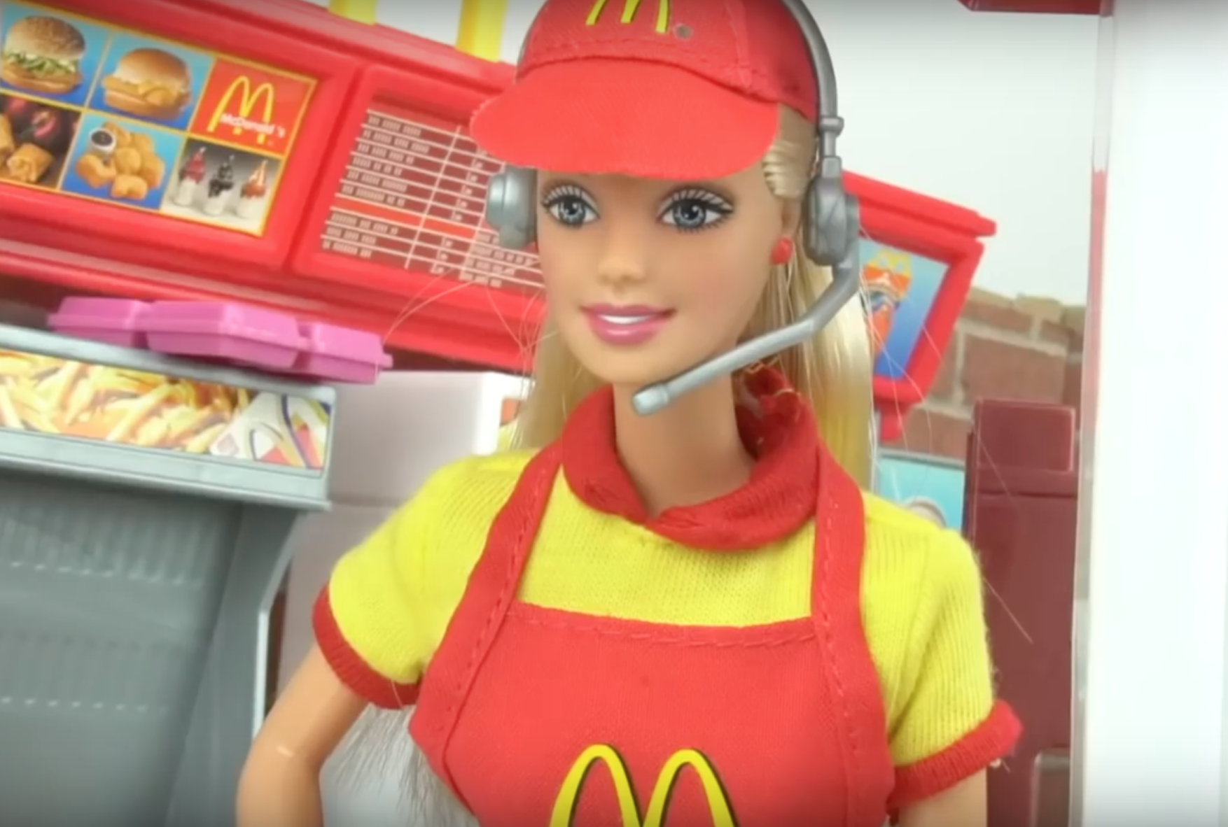 1982: Barbie works at McDonald's